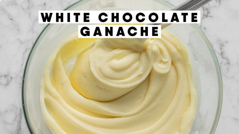 Hausgemachte wei&szlig;e Schokoladencreme