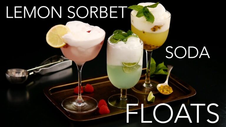 Erfrischende Sorbet-Float-Rezepte