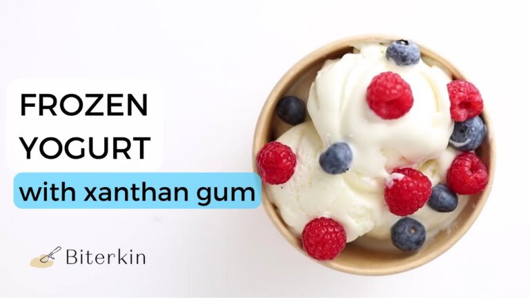 Die Textur von Frozen Yogurt Rezepten verbessern