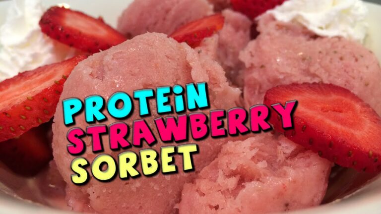 Proteinreiche gesunde Sorbet-Rezepte