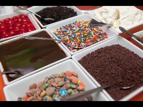 Einzigartige Ideen f&uuml;r Eiscreme-Toppings