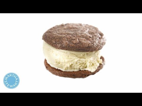 Leckere Mint-Schokoladen-Eiscreme-Sandwich-Kreationen