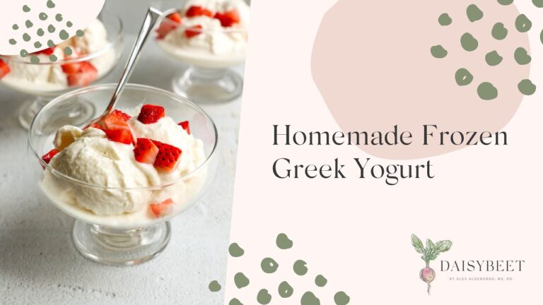 Gesunde Frozen Yogurt Optionen mit griechischem Joghurt