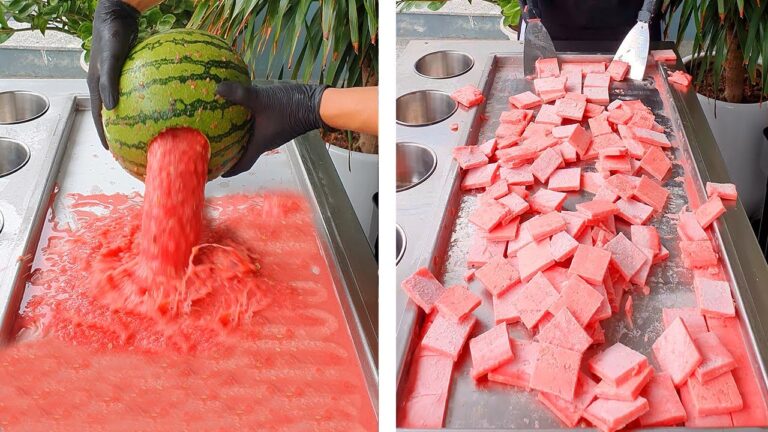 Befriedigende Eisschicht-Desserts