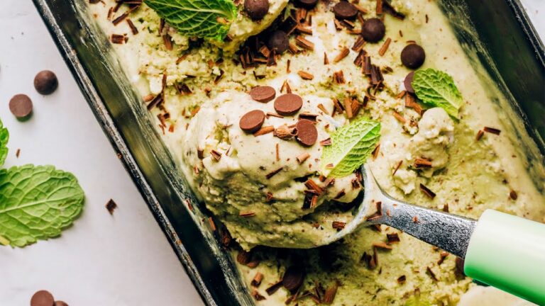 Erfrischende vegane Rezepte f&uuml;r Minzschokoladeneis