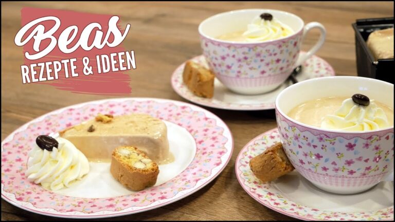 Leckere gefrorene Desserts im Parfait-Stil