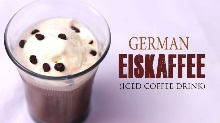 Einzigartige Eiskaffee-Rezeptideen