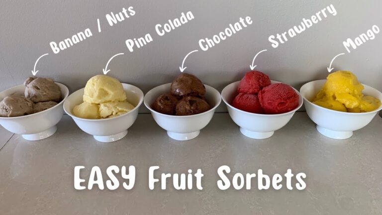 Saisonale Sorbetgeschm&auml;cker f&uuml;r Zuhause ausprobieren