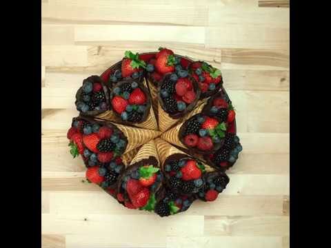 Fruchtgef&uuml;llte Waffeln selber machen