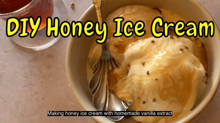 Dekadente Rezepte f&uuml;r Honig-Mandel-Eiscremesauce