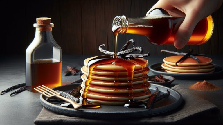 Eiscreme aufpeppen mit Kaffeesirup