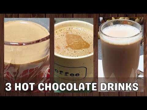 K&ouml;stliche Erfrischungsgetr&auml;nke mit Schokolade