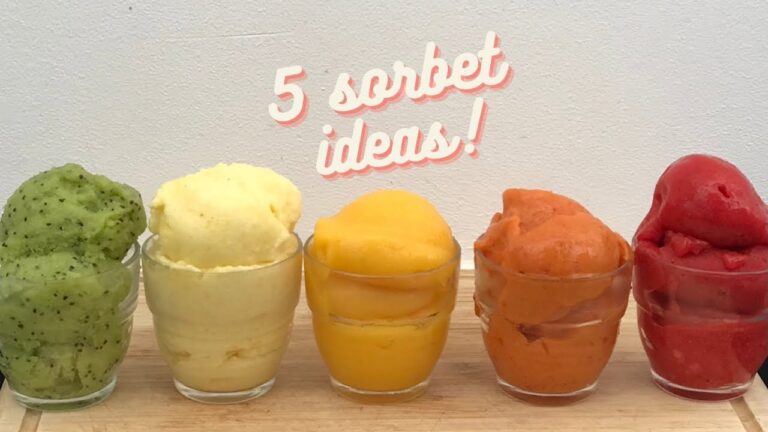 Hausgemachte Sorbets, die Sie probieren sollten