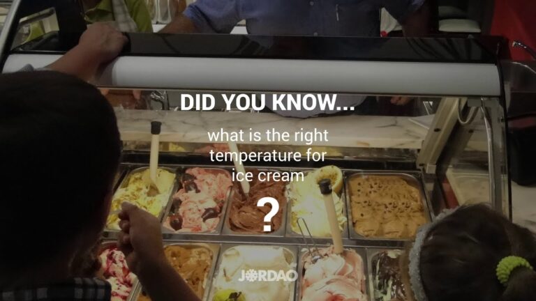 Temperaturkontrolle bei der Eiscremeherstellung