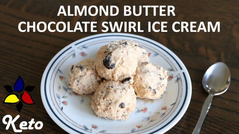 Leckere Rezepte f&uuml;r Mandelbutter-Wirbel-Eiscreme