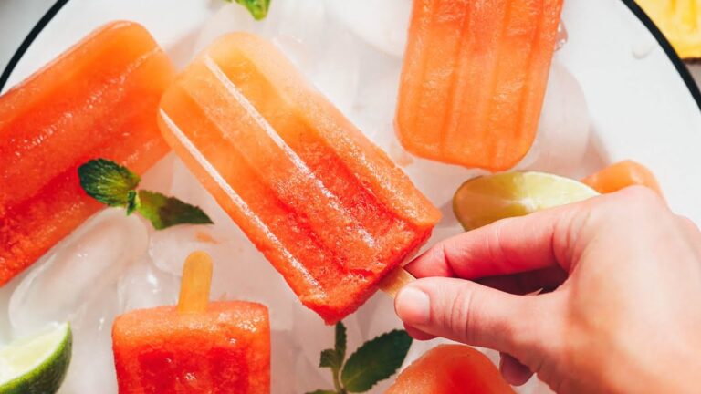 Tropische Sorbet-Eis am Stiel Ideen