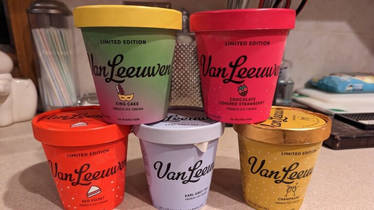 Winterliche Eiscreme-Kreationen