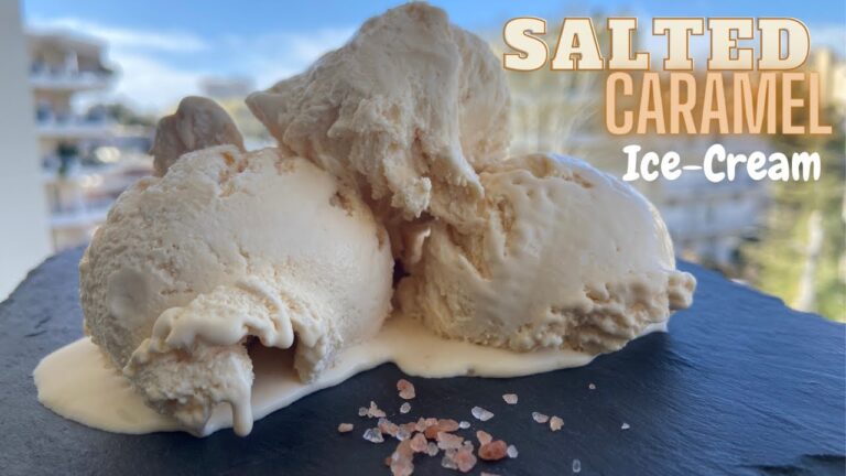 Leckere Optionen f&uuml;r gesalzene Karamelleiscreme