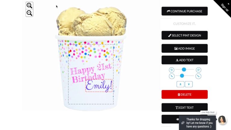 Sorbetgeschmack individuell gestalten