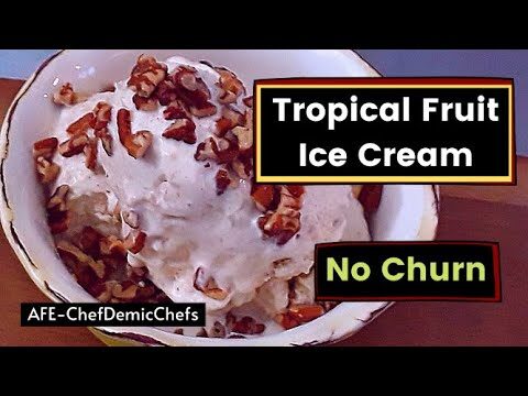 K&ouml;stliche tropische Fruchteis-Kreationen