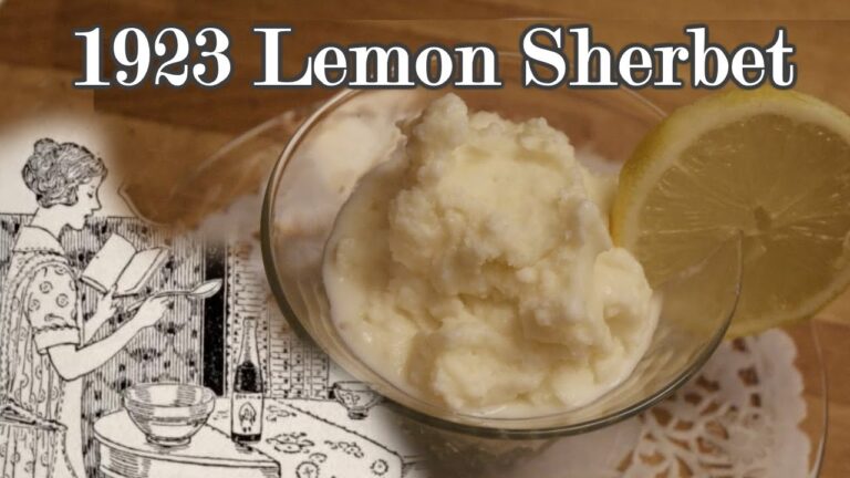 Traditionelle Sorbet-Rezepte aus vergangenen Zeiten