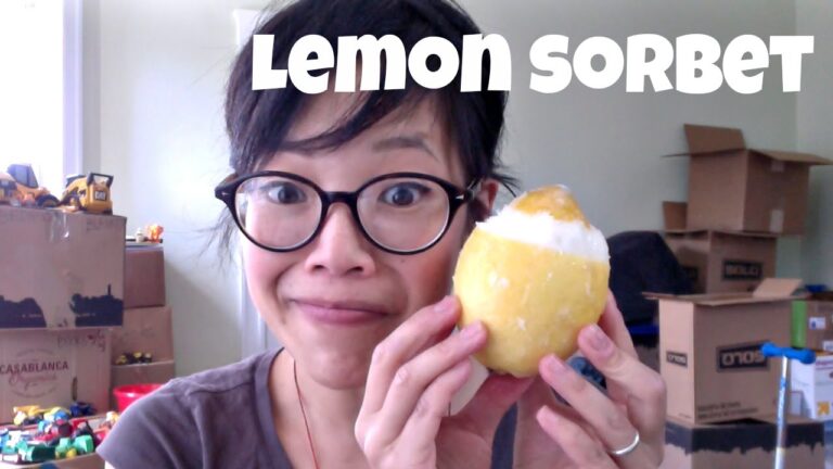 Erfrischendes Zitronensorbet-Eis-Sandwich Rezept