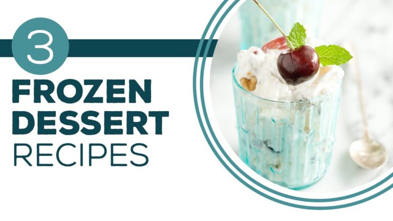 Luxuri&ouml;se Rezepte f&uuml;r gefrorene Desserts