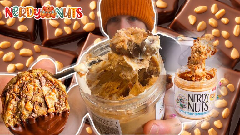 Dessert-Genuss: Eiwei&szlig;reiches Eis mit Nussbutter-Schlieren