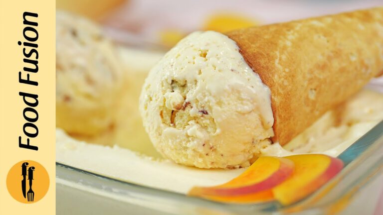 Hausgemachtes Pfirsich-Mango-Fusionseis rezept