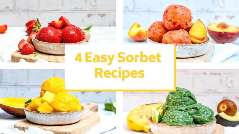Einzigartige Sorbet-Rezepte aus aller Welt
