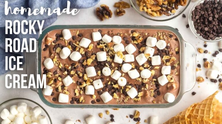 Die besten Variationen von Rocky Road Eiscreme