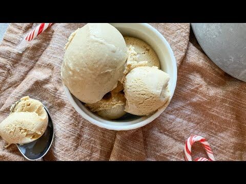 Leckere Ingwerbrot-Eiscreme-Leckereien
