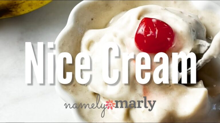 Gesunde Kreationen mit Banane-Nice-Cream