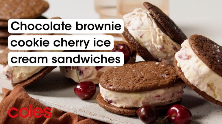 Unwiderstehliche Kombinationen für Brownie-Eis-Sandwiches