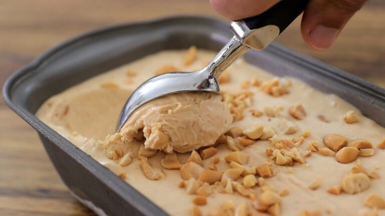 Nussbutter-Eiscreme-Leckereien selbstgemacht