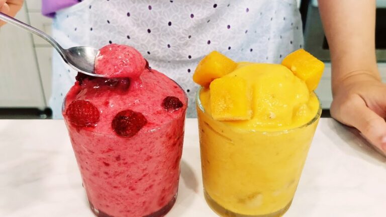 Hausgemachtes Low-Sugar-Fruchteis: Eine gesunde Genussalternative