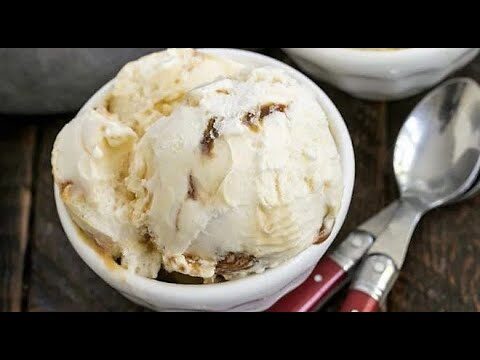 Hausgemachte Karamellwirbelso&szlig;e f&uuml;r Eiscreme