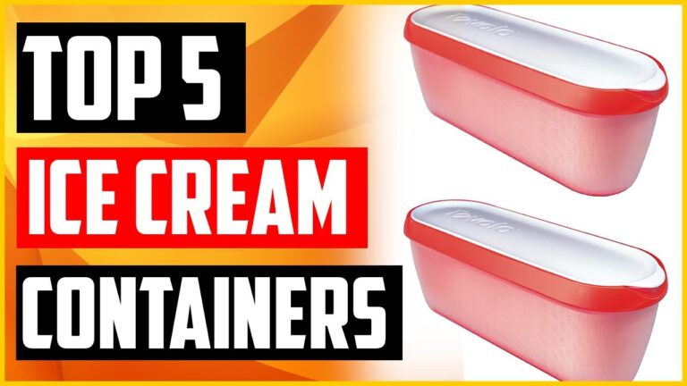 Die besten Beh&auml;lter zur Eiscreme-Aufbewahrung