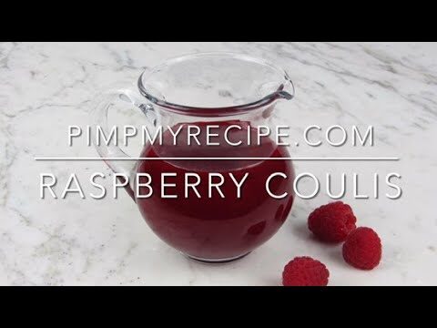 Hausgemachte Himbeerso&szlig;e f&uuml;r s&uuml;&szlig;e Leckereien