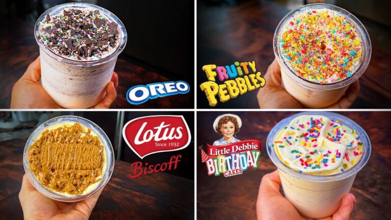 Spannende Eistopping-Optionen mit Fruity Pebbles