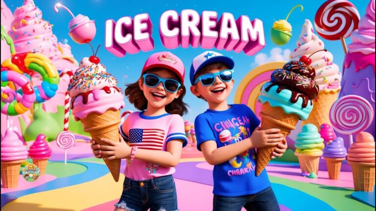 Eiscreme mit Regenbogenstreuseln: Ein Genuss f&uuml;r Kinder