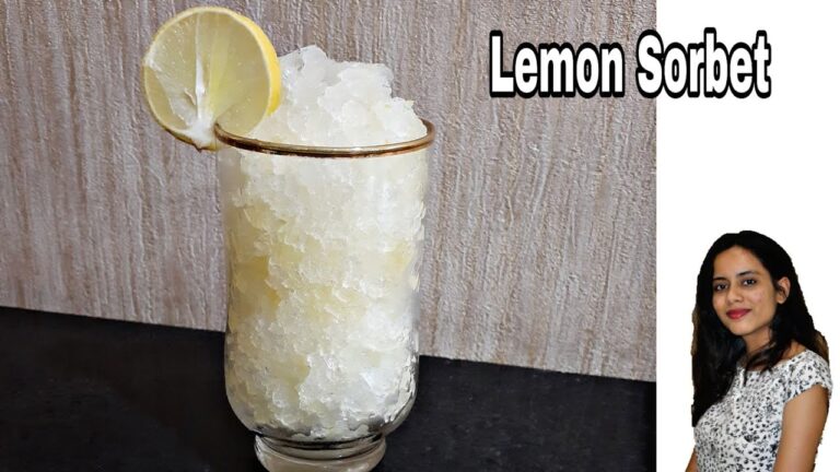 Köstliche Varianten von Zitronensorbet