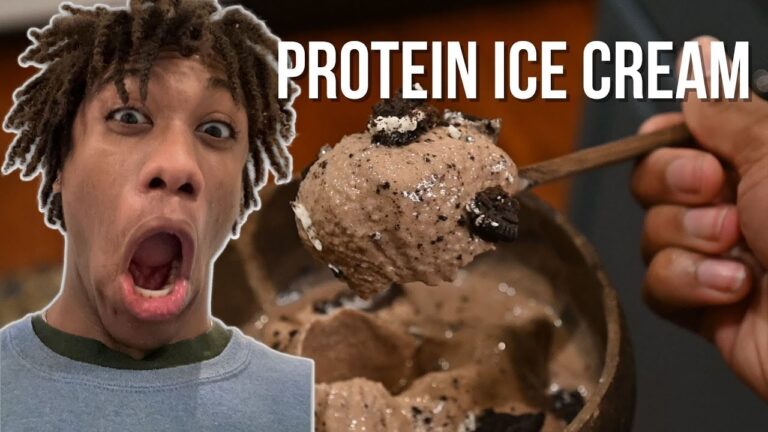 Proteinreiche Eiscreme selbstgemacht
