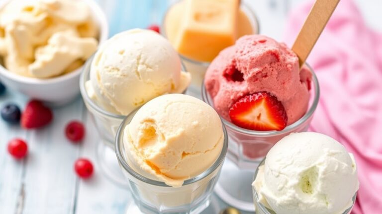 Saisonale Eiskreationen zum Genie&szlig;en