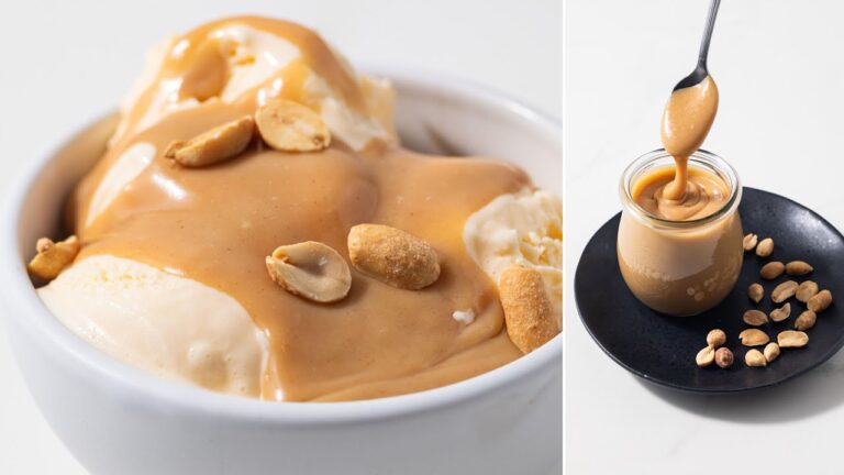 Dekadente Erdnussbuttersauce f&uuml;r s&uuml;&szlig;e K&ouml;stlichkeiten