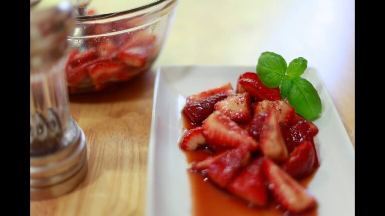 Erfrischende Erdbeer-Balsamico-Dessertrezepte