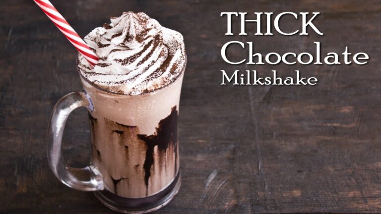 Leckere Schokoladenmilchshake-Kreationen