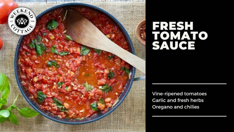 Frische Zutaten: Köstliche Saucen selbstgemacht